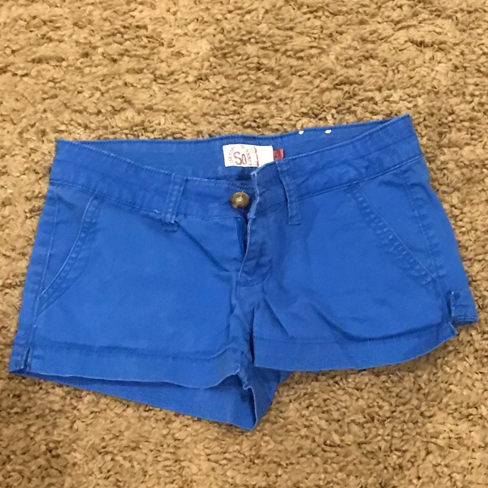 Blue shorts